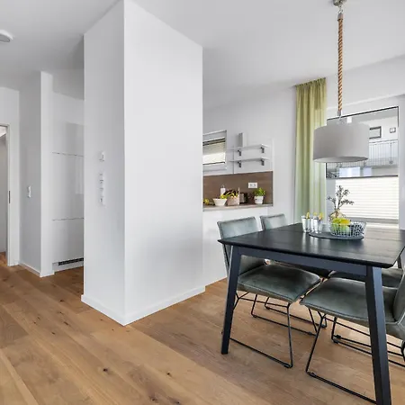 Apartament Ocean Star- 1 Og, Balkon, Hafenblick, Kamin