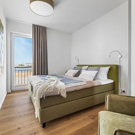 Ocean Star- 1 Og, Balkon, Hafenblick, Kamin Apartament