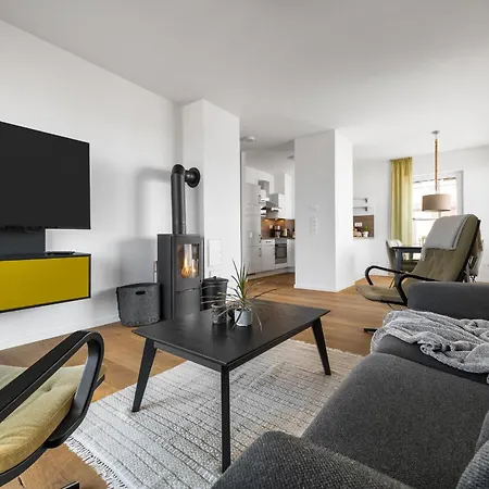 Ocean Star- 1 Og, Balkon, Hafenblick, Kamin Apartament Olpenitz