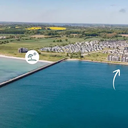 Ocean Star- 1 Og, Balkon, Hafenblick, Kamin Apartament *