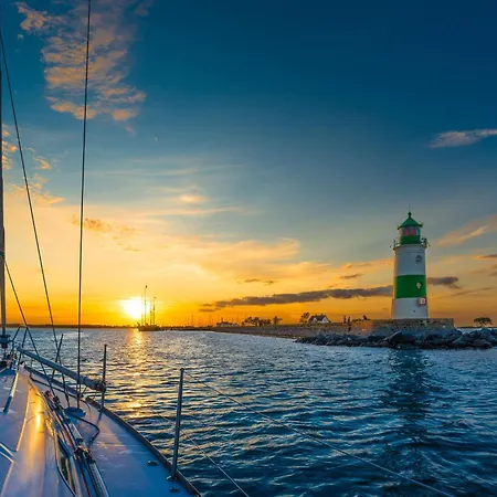 Ocean Star- 1 Og, Balkon, Hafenblick, Kamin Olpenitz