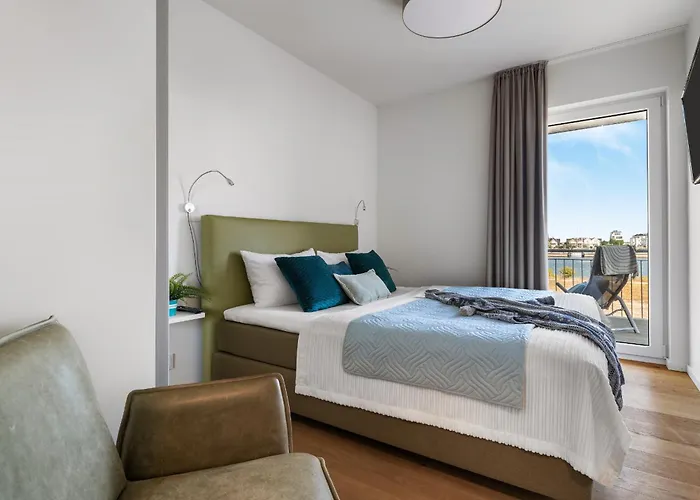 Ocean Star- 1 Og, Balkon, Hafenblick, Kamin *