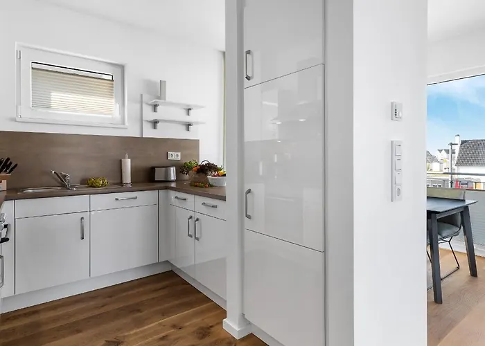 Appartement Ocean Star- 1 Og, Balkon, Hafenblick, Kamin *